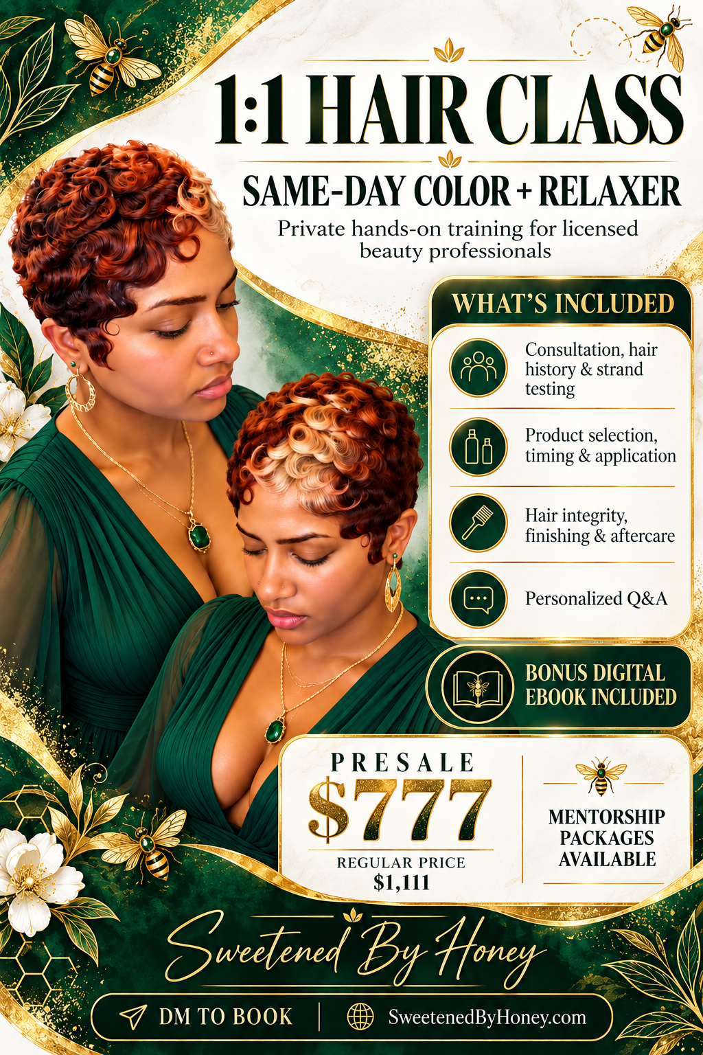 1:1 Same-Day Color + Relaxer Class