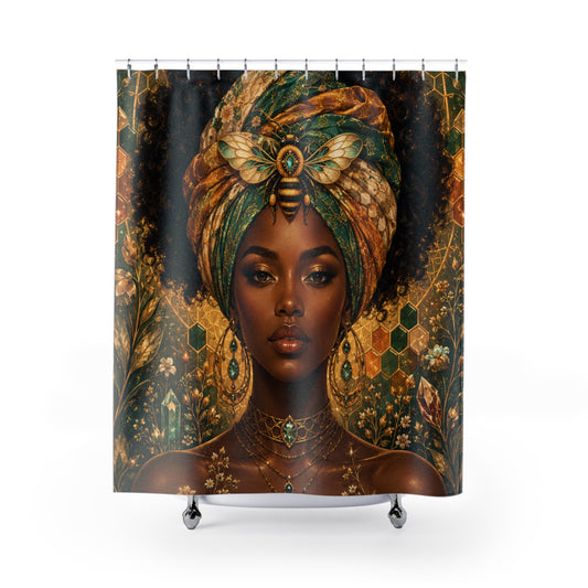 Queen Bee Shower Curtain