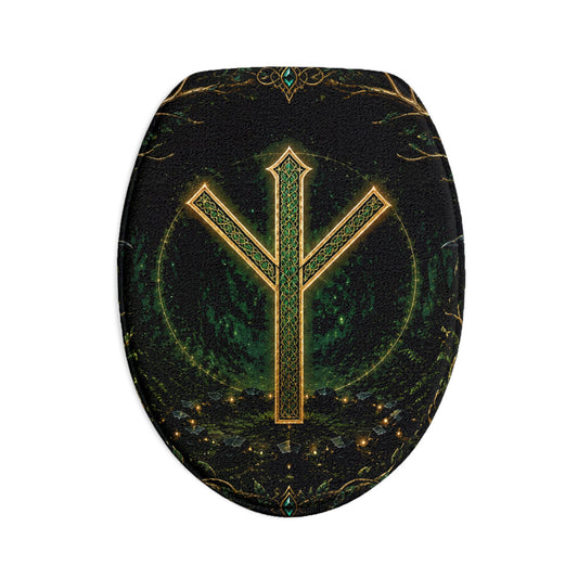 Algiz Forest Protection Three-Piece Bathroom Rug Set